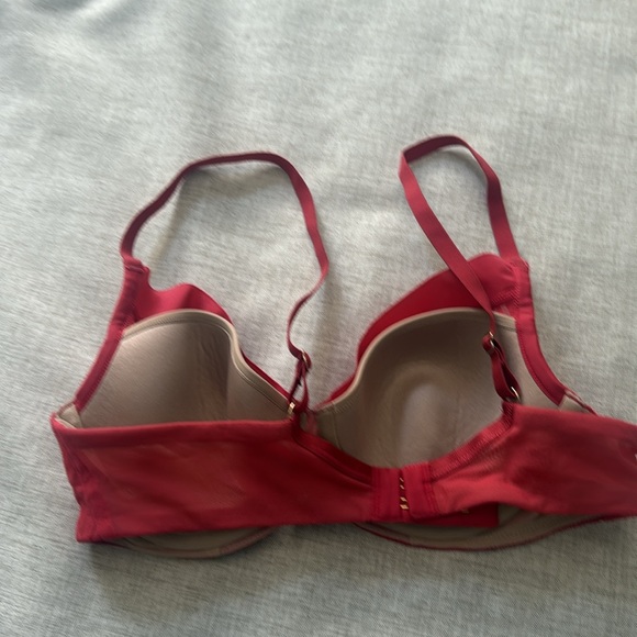 ThirdLove Chevron Contour Red Demi Bra size 34B‎ - Picture 3 of 6